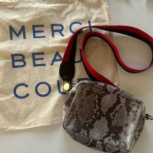 Clare V Snakeskin Crossbody